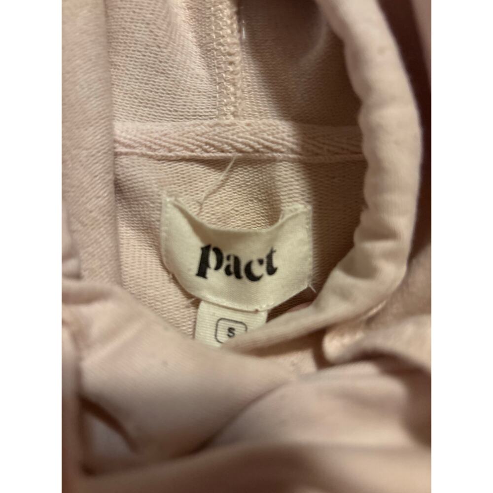 Pact Organic Cotton Lightweight Hoodie – Small – Blush Pink - Picture 3 of 6